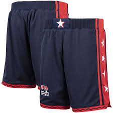 Men's basketball team completed another undefeated journey to the olympics medal podium. Men S Mitchell Ness Navy Usa Basketball Hardwood Classics 1996 Dream Team Iii Authentic Shorts