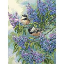 Stoney creek cross stitch collection. Dimensions Gold Collection Counted Cross Stitch Kit 12x16 Chickadees And Lila 7128325 Hsn