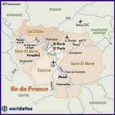 Book online, pay at the hotel. Map Of The Ile De France Region Of France Including Paris And Versailles Information Page