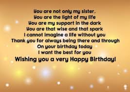 Happy Birthday Wishes For Sister Long Message Long Happy Birthday Messages For Sister Birthday Messages For Sister Sister Birthday Quotes Wishes For Sister