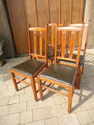 In modern times it is usually adjacent to the kitchen for convenience in serving, although in medieval times it was often on an entirely different floor level. Set Of Four Oak Arts Crafts Dining Chairs Antiques Atlas Dining Chairs Antique Dining Chairs Arts And Crafts Furniture