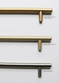 How To Get The Brass Look Drawer Hardware For Much Less Jones Design Company Best Gold Spray Paint Drawer Hardware Painting Hardware