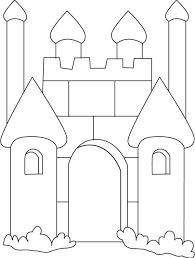 Medieval Castle Outline Coloring Page Medieval Castle Disney Castle Outline Disney Castle Logo