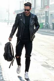 How To Have Best Hairstyle Leather Jacket Outfit Men Leather Jacket Outfits Leather Jacket Men