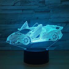 Check spelling or type a new query. Cool Super Car Acrylic 3d Lamp 7 Color Change Small Night Light Baby Color Lights Led Usb Desk Lamp Atmosphere Night Decor Lamp Wish