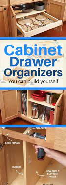 Filler strips are placed beside the leftmost or rightmost cabinets, between the wall and cabinet. 10 Kitchen Cabinet Drawer Organizers You Can Build Yourself Kitchen Cabinet Drawers Kitchen Drawers Kitchen Cabinet Storage