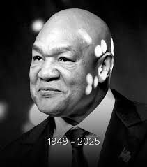 Sad to hear that boxing legend George Foreman passed away yesterday aged  76. RIP George