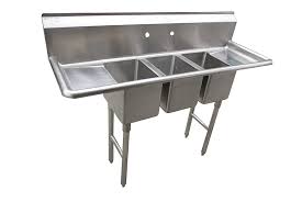 3 compartment sinks small 3