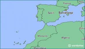Barcelona world map (catalonia spain) to download. Barcelona World Map Barcelona Spanien Auf Der Weltkarte Anzeigen Katalonien Spanien