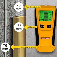 Floureon 3 In 1 Metal Detectors Find Metal Wood Studs Ac Voltage Live Wire Detect Wall Scanner Electric Box Finde Live Wire Metal Detector Electric Box