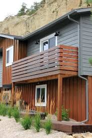 Balcony Door Is Entirely Important For Your Home Whether You Pick The Exterior Modern Design In 2020 Balkon Gelander Holz Holzbalkon Moderner Balkon