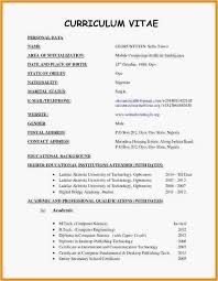 Curriculum vitae or your name. Cv Samples Pdf Kotimamma