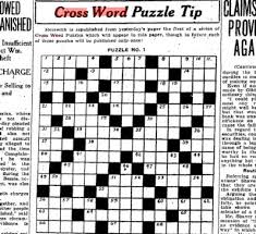 The goal of our worksheet is to fill the white squares with letters, creating words or phrases, with solving clues which guide to the answers. Can You Solve The Star S First Ever Crossword Puzzle From 1924 The Star