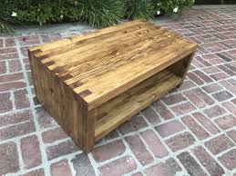 Modern Box Joint Coffee Table Box Joints Coffee Table Diy Coffee Table