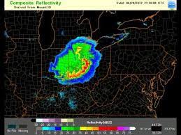 What was the wind speed of the derecho? Radar Loop Of The June 29 2012 Derecho Youtube