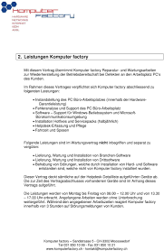 Vertrag, der die geschäftsbeziehungen bei der erbringung von dienstleistungen zwischen einer. Pc Wartungsvertrag Musterkunde Pdf Kostenfreier Download