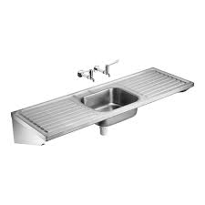 double bowl double drainer kitchen sink