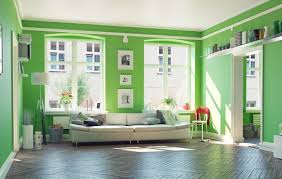 Le marron sur les murs donnera une touche personnelle. Peinture Vert Pomme Deco Associations De Couleurs Ooreka