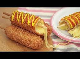 Resepi Cheezy Corndog By Khairulaming Resepi Youtube Food Cheese Corn Dog Recipe Street Food