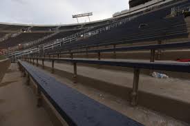 Michigan stadium was already a monstrosity in 1927, when it opened with 72,000 seats. Seats Are Two Inches Wider At New Notre Dame Stadium Yes It S A Big Difference Local Southbendtribune Com