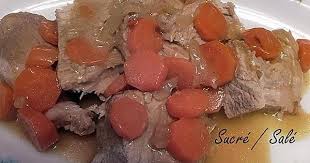 Recette Roti De Veau Au Vin Blanc Et Carottes Roti De Veau Recette Roti De Veau Veau Aux Carottes