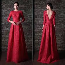 22 Lovely Red Prom Dresses For The Beautiful Evenings Godfather Style Lace Formal Dress Long Sleeve Evening Gowns Prom Dresses With Sleeves