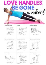 Flat Belly Tips And Tricks Love Handle Workout Love Handles Oblique Workout
