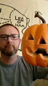 WACKO' LANTERN Hand Puppet #travismullinsart #artforthesick #lowbrowart  #horrorart #halloween #puppets #pumpkin