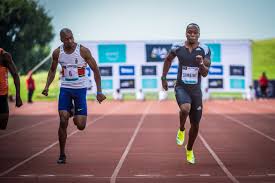 +1,1 m/s), améliorant de trois centièmes son record personnel. Akani Simbine The South African