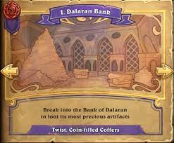 Our hearthstone dalaran heist guide contains the release date, pricing information and will be updated with chapter and boss walkthroughs at launch. The Dalaran Heist Guide Chapter 1 Dalaran Bank Heroic Strategy Hearthstone Top Decks