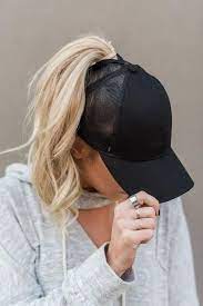 Shop Messy Bun Baseball Hats Collection These Cute Hats Are Genius Designed Hole On Top For Ponytails Or Messy Buns S Hat Hairstyles Baseball Hats Cute Hats