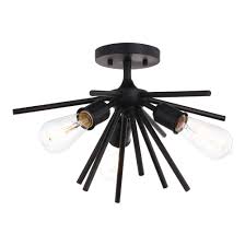 Ours features the classic in a flush mount light silhouette with twelve slender arms radiating from a central orb in a lustrous, chrome finish. Vaxcel Indoor Lighting Ceiling Lights Semi Flush Modern Lighting Herald Wholesale Premier Bath Lighting Hardware Troy Michigan