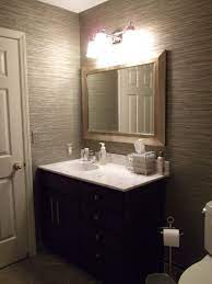 Pin By Sheila A Moore Anderson On Interiors New Bathroom Wallpaper Bathroom Wallpaper Grasscloth Dining Room