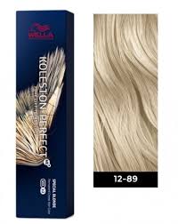 Wella Koleston Perfect Me Permanent Hair Color 12 89 Special Blonde Pearl Cendre