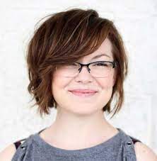 45 Short Hairstyles For Plus Size Women Comb And Scissors In 2020 Square Face Hairstyles Short Hair Styles For Round Faces Chin Length Hair