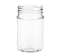 6 oz Clear PET Plastic General Purpose Jars (Caps Not Included) - 34306-B