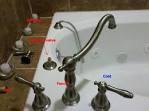 Garden tub faucet with sprayer