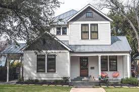 Metal siding is an increasingly popular option for residential and commercial buildings due to the variety of ways it can be used, the ease of installation and the longevity of the product. Traditional Exterior By Clayton Little Architects Small Bungalow Farmhouse Exterior Modern Farmhouse Exterior