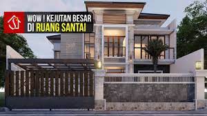 Biasanya desain atap rumah modern dilengkapi dengan kaca yang memancarkan cahaya pada atap. Mengintip Pesona Desain Rumah Tropis Modern 2 Lantai 4 Kamar Di Lahan 13 X 17 M Youtube
