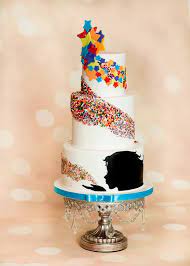 Sprinkle Star Dust Colorful Birthday Cake Amazing Cakes Cake