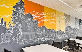 Custom wall art is one the easiest ways to personalize your home decor. Creative Office Wall Design Ideas Increase The Productivity Wall Murals Office Mural Graffiti Wall