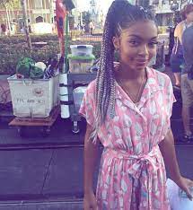 Yara Shahidi Yara Shahidi Hairstyles Hair Styles Ombre Braid