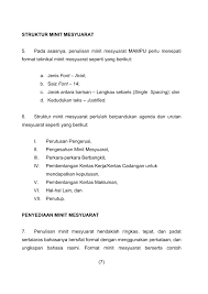 Text of format minit mesyuarat spsk. Kp Mampu Bil 6 2014 Panduan Pengurusan Mesy Penulisan Minit Mesy