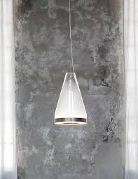 Medea Conical Pendant Lamp In White Glass Vistosi Murano Blown Glass Lighting Ref 20020022