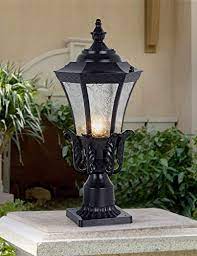 We stock a wide range of affordable fixtures from renowned lighting companies such as hampton bay. Gydz Vintage Outdoor Post Mount Light 21 H Pier Mount Post Light Outdoor For Villa Or Garden Backyard Victorian Light Farmhouse Goals