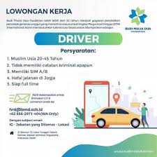 Lamar online lowongan kerja driver terbaru 2021 hanya di jobs.id. Lowongan Driver Sleman Atmago