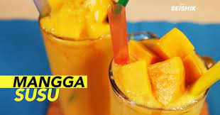 1 biji mangga muda (sederhana besar) 2sudu besar sos ikan 1 sudu makan gula 10 biji cili api (ikut suka) 5 biji bawang putih 200 gram udang kering. Cara Buat Air Mangga Susu
