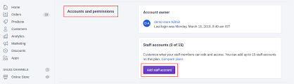 It does not delete the customer entry from shopify. Add Staff Account To Your Shopify Store