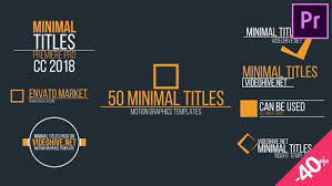 Kinetic typography is a fresh and stylish adobe premiere pro template. Minimal Titles Text Animation Premiere Pro Premiere Pro Cc
