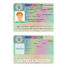 Uk Visa Passport Sticker Flat Style Uk Visa Visa Passport